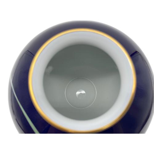 香蘭社 (コウランシャ) 花瓶 ルリ翠蘭