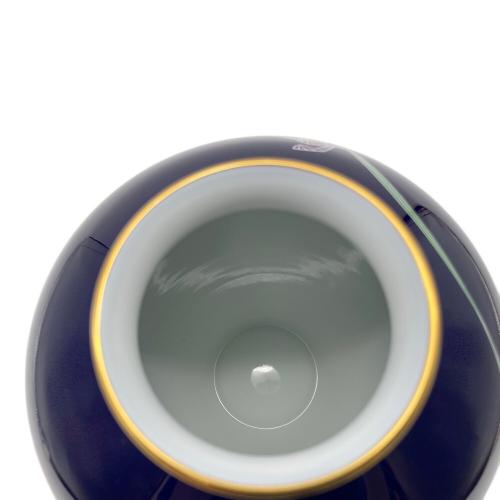 香蘭社 (コウランシャ) 花瓶 ルリ翠蘭