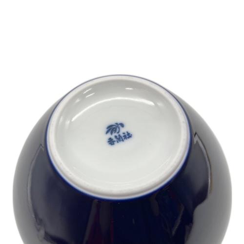 香蘭社 (コウランシャ) 花瓶 ルリ翠蘭