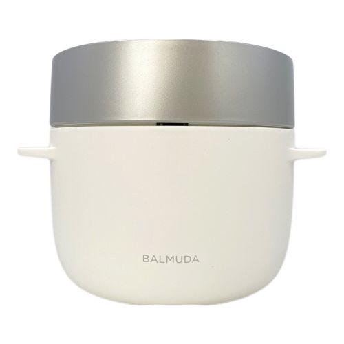 BALMUDA (バルミューダデザイン) 電気炊飯器 K03A-WH 3合(0.54L) 程度S(未使用品) 未使用品