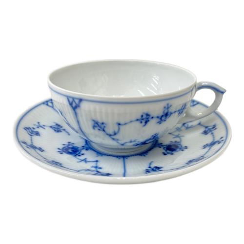 ROYAL COPENHAGEN (ロイヤル・コペンハーゲン) カップ&ソーサー ブルーフルーテッド・ハーフレース
