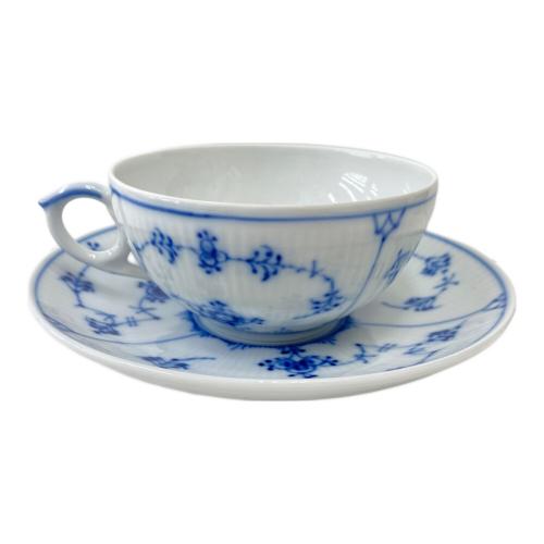 ROYAL COPENHAGEN (ロイヤル・コペンハーゲン) カップ&ソーサー ブルーフルーテッド・ハーフレース