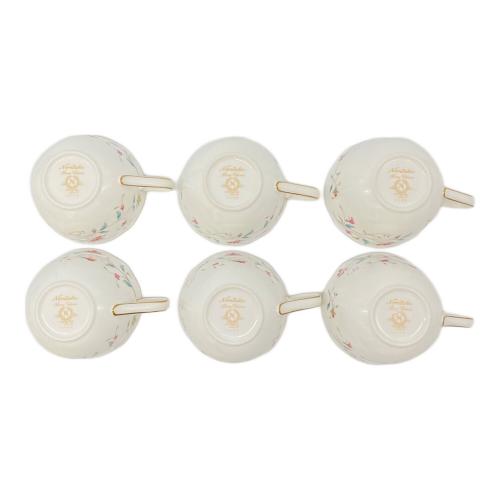 Noritake (ノリタケ) カップ&ソーサー 花更紗 6Pセット