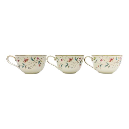 Noritake (ノリタケ) カップ&ソーサー 花更紗 6Pセット