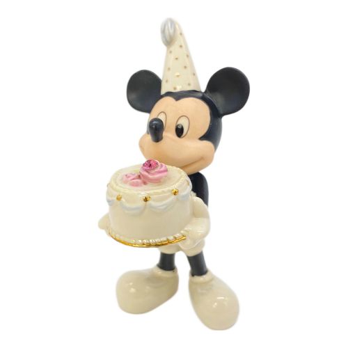 LENOX (レノックス) ディズニーグッズ フィギュリン Mickey's Happy Birthday to You 10月 ピンクトルマリン