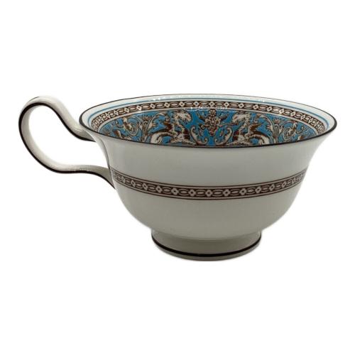 Wedgwood (ウェッジウッド) カップ&ソーサー 壺刻印有 フロレンティーン・ターコイズ