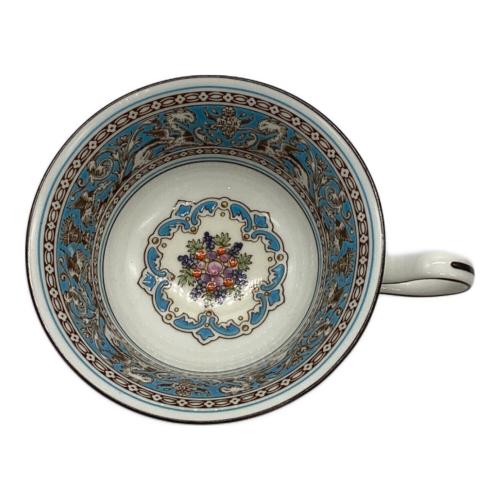 Wedgwood (ウェッジウッド) カップ&ソーサー 壺刻印有 フロレンティーン・ターコイズ