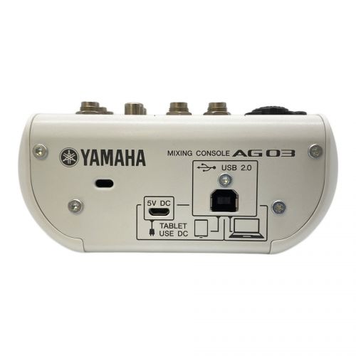 YAMAHA (ヤマハ) ライブストリーミングミキサー ケーブル欠品 AG03 通電確認のみ