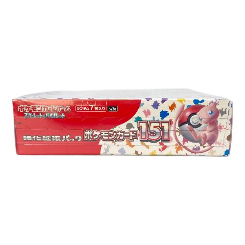 ポケモンカード 151BOX シュリンク付