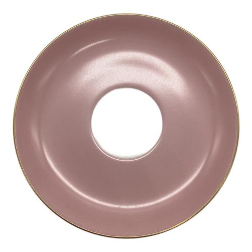 大倉陶園 (オオクラトウエン) カップ&ソーサー 色蒔きピンク