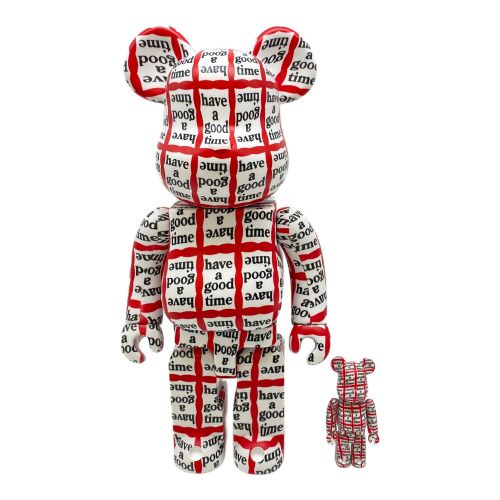 BE@RBRICK (ベアブリック) フィギュア HAVE A GOOD TIME 100％ & 400％