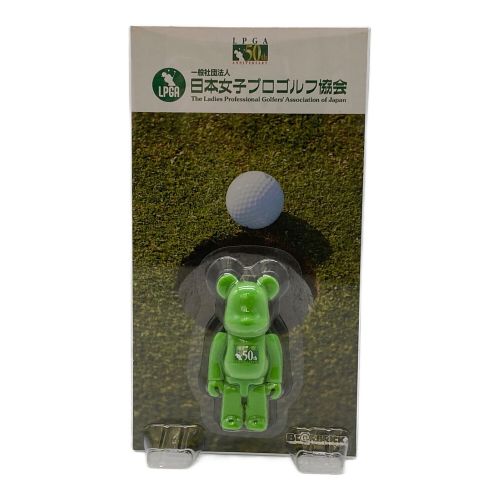 BEAR BRICK (ベアブリック) フィギュア LPGA 50th ANNIVERSARY LPGA 一般社団法人 日本女子プロゴルフ協会