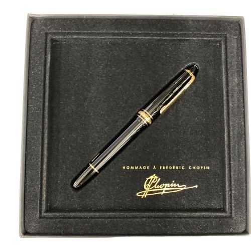 MONTBLANC (モンブラン) 万年筆 ブラック ショパンCD付 ペン先K14 マイスターシュテュック HT1631650