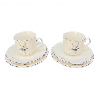 Villeroy&Boch (ビレロイアンドボッホ) カップ&ソーサー＆プレート オールドルクセンブルク 2Pセット