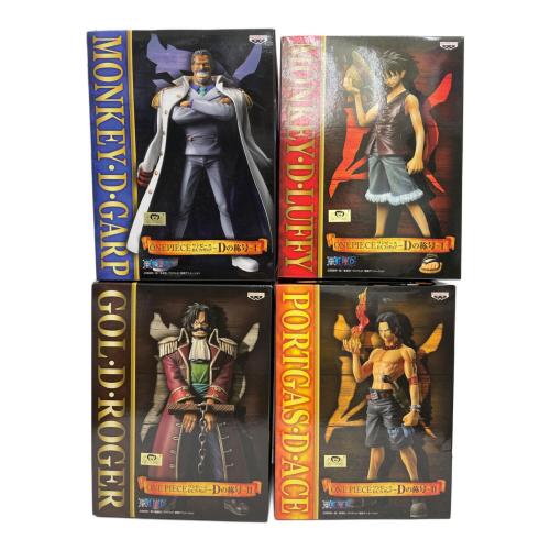 ONE PIECE (ワンピース) フィギュア 4Pセット DXフィギュア ～Dの称号～ⅠⅡ