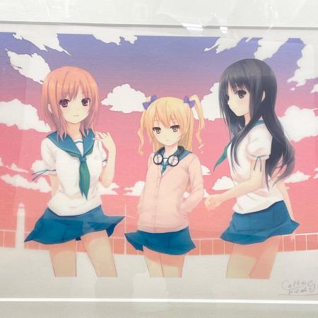 ART VIVANT(アールビバン) 珈琲貴族 CURE GIRL ANOTHER SKY 版画
