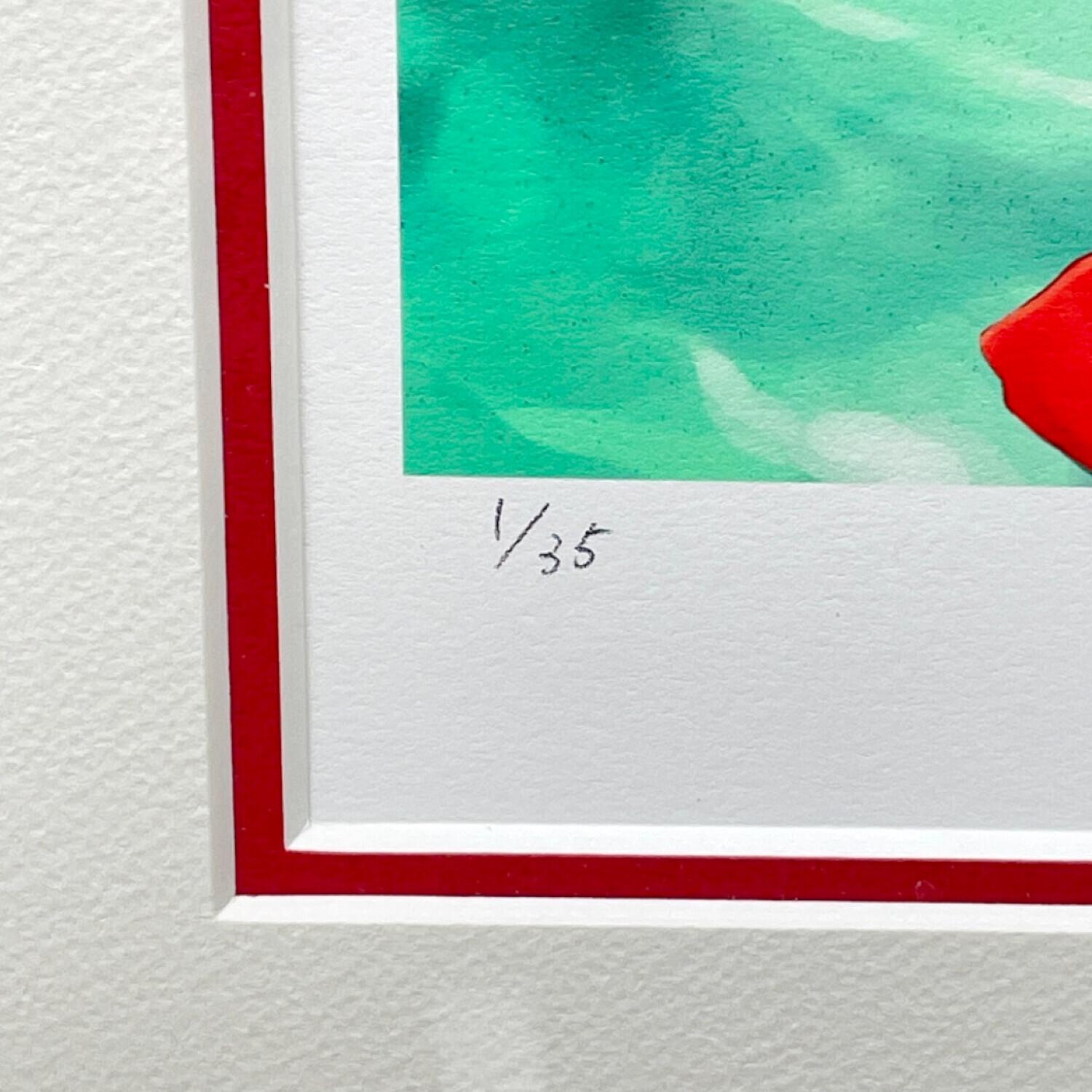 珈琲貴族　いつか一緒に泳ごう　アールビバン　版画　箱・保証書有り 珈琲貴族 いつか一緒に泳ごう アールビバン 版画 箱・保証書有り