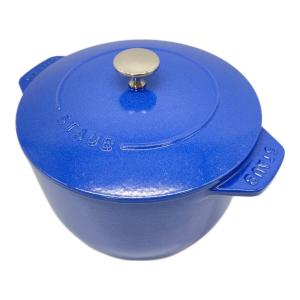 Staub (ストウブ) 両手鍋 SIZE 20cm ブルー