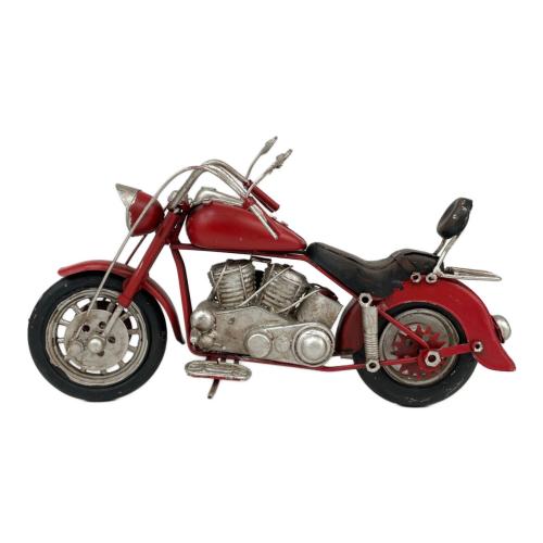 置物 ヴィンテージ モーターサイクル[RED WOLF]