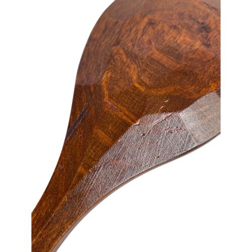 おひつ  木彫 	しゃもじ付