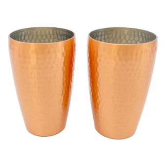 新光金属 (シンコウキンゾク) 鎚目タンブラー 純銅 日本製