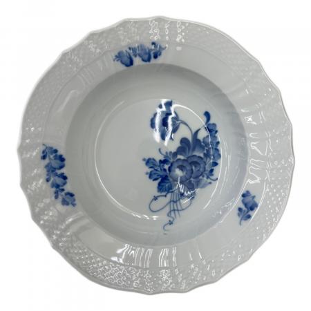 未使用！ロイコペNo8017＋プレートNo8097 6枚 ブルーフラワー廃番品 ROYAL COPENHAGEN (ロイヤル・コペンハーゲン) スーププレート ブルー