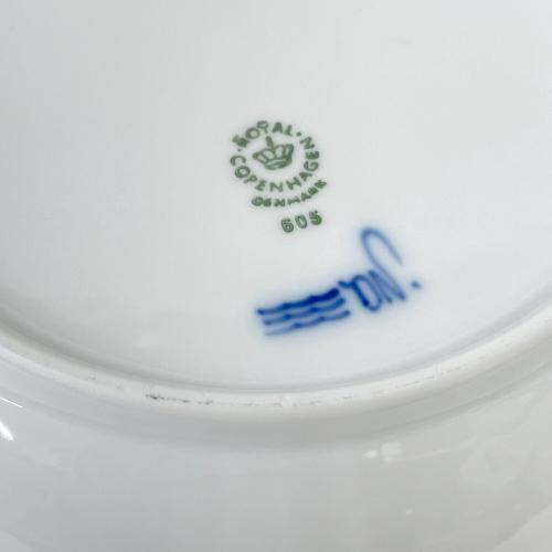 ROYAL COPENHAGEN (ロイヤル・コペンハーゲン) スーププレート ブルーフラワー・カーブ