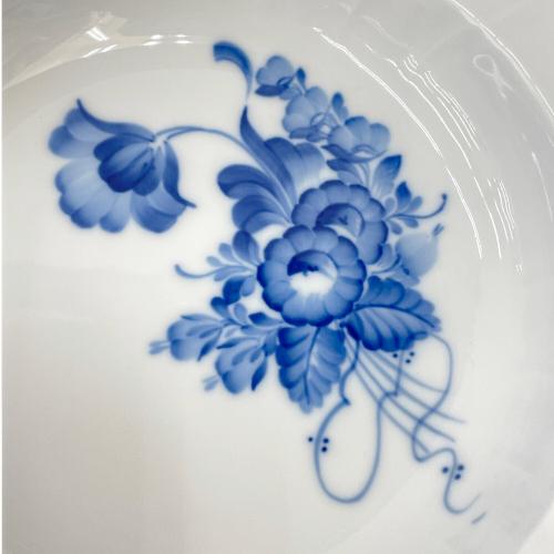 ROYAL COPENHAGEN (ロイヤル・コペンハーゲン) スーププレート ブルーフラワー・カーブ
