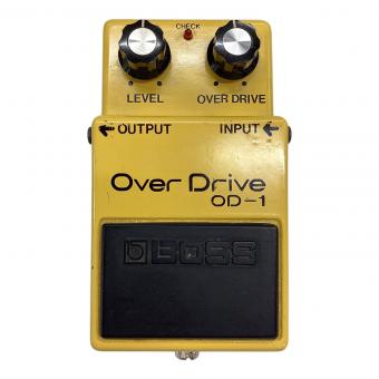 BOSS (ボス) オーバードライブ 8600 1979年製 オペアンプ:NEC μPC4741C 黒スイッチ OverDrive OD-1 銀ネジ 日本製 動作確認済み