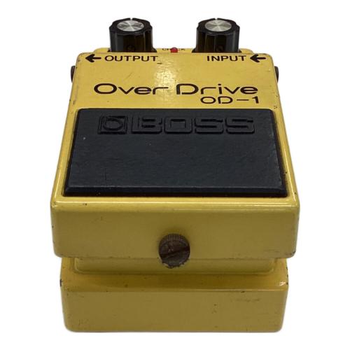BOSS (ボス) オーバードライブ 8600 1979年製 オペアンプ:NEC μPC4741C 黒スイッチ OverDrive OD-1 銀ネジ 日本製 動作確認済み