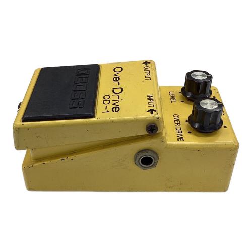 BOSS (ボス) オーバードライブ 8600 1979年製 オペアンプ:NEC μPC4741C 黒スイッチ OverDrive OD-1 銀ネジ 日本製 動作確認済み