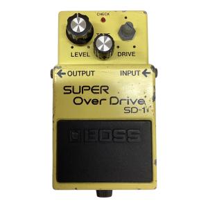 BOSS (ボス) オーバードライブ 1983年製 オペアンプ:艶有りJRC4558DD ※ACA仕様 SUPER Over Drive SD-1 日本製 動作確認済み