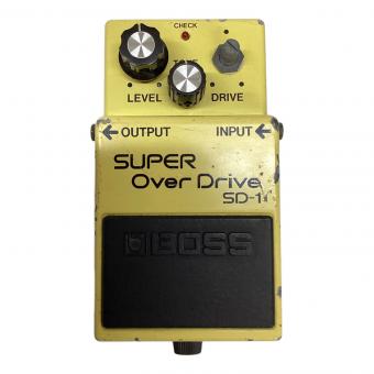 BOSS (ボス) オーバードライブ 1983年製 オペアンプ:艶有りJRC4558DD ※ACA仕様 SUPER Over Drive SD-1 日本製 動作確認済み
