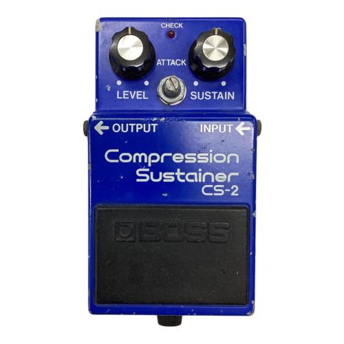 BOSS (ボス) コンプレッサー 1983年製 Coｍpression Sustainer CS-2 日本製 動作確認済み