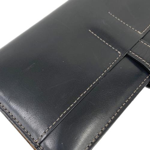 KNOX (ノックス) システム手帳カバー ブラック×ブラウン