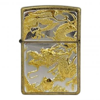 ZIPPO ギフトボックス ドラゴン 立体電鋳板 ブラスバレル