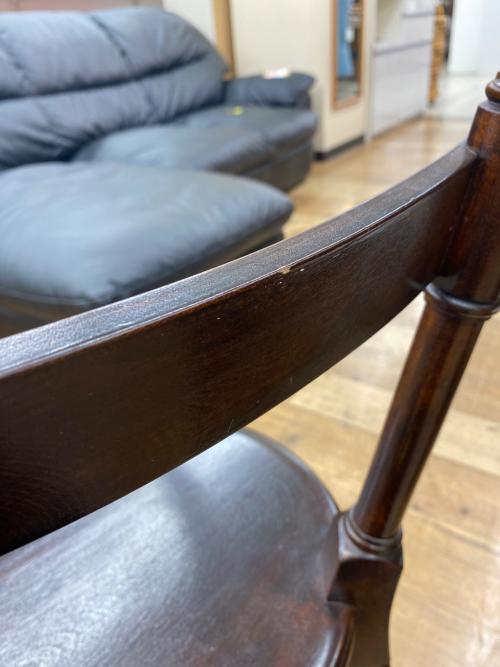 松本民芸家具 (マツモトミンゲイカグ) チェア ダークブラウン 77 南京小椅子