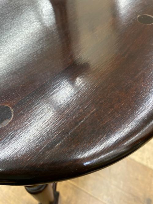 松本民芸家具 (マツモトミンゲイカグ) チェア ダークブラウン 77 南京小椅子