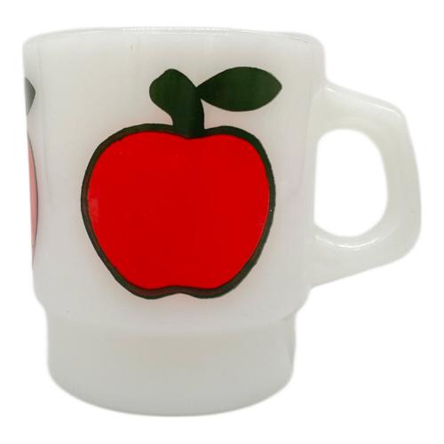 Fire King (ファイヤーキング) スタッキングマグカップ USED リンゴ キズ有 スーパーフルーツ