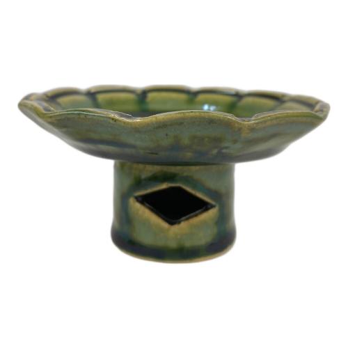 幸兵衛窯 (コウベイガマ) 総織部高台皿 5Pセット