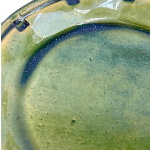 幸兵衛窯 (コウベイガマ) 総織部高台皿 5Pセット