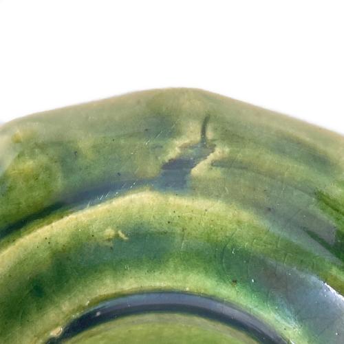 幸兵衛窯 (コウベイガマ) 総織部高台皿 5Pセット