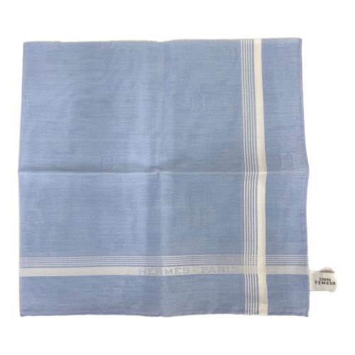 HERMES (エルメス) ハンカチーフ ジャカード Hレリーフ