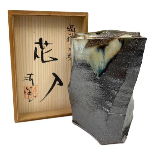 花入れ 塩釉面取 巧作