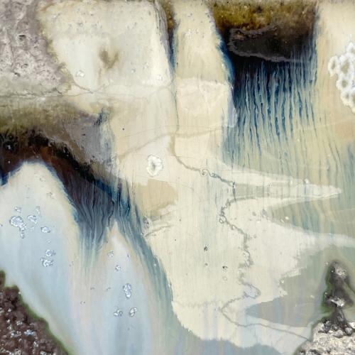 花入れ 塩釉面取 巧作