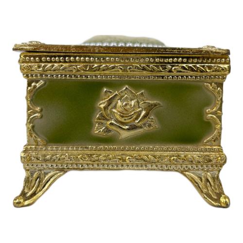 オルゴール メノウカメオ風 グリーン エリーゼ