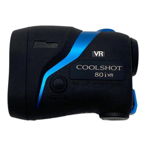 Nikon (ニコン) ゴルフ距離測定器 COOLSHOT 80i VR ブラック×ブルー