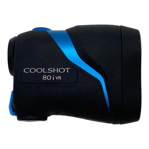 Nikon (ニコン) ゴルフ距離測定器 COOLSHOT 80i VR ブラック×ブルー