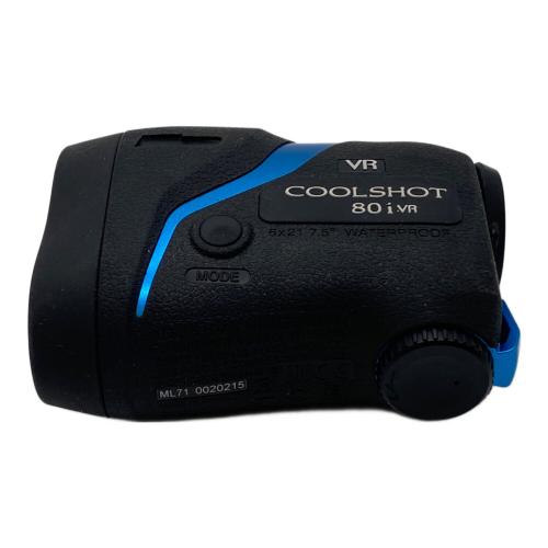 Nikon (ニコン) ゴルフ距離測定器 COOLSHOT 80i VR ブラック×ブルー