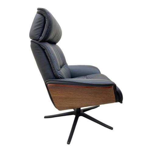Ekornes (エコーネス) リクライニングチェアー ブラック×ブラウン